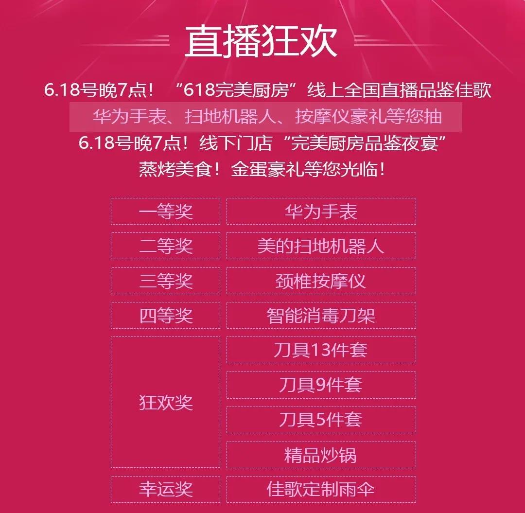 618完美廚房，超值好價(jià)帶走佳歌高品質(zhì)廚房八件套！