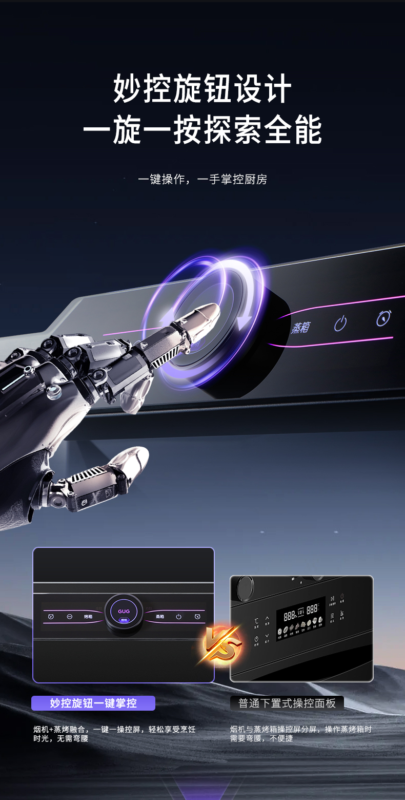 A5SZK蒸烤一體集成灶